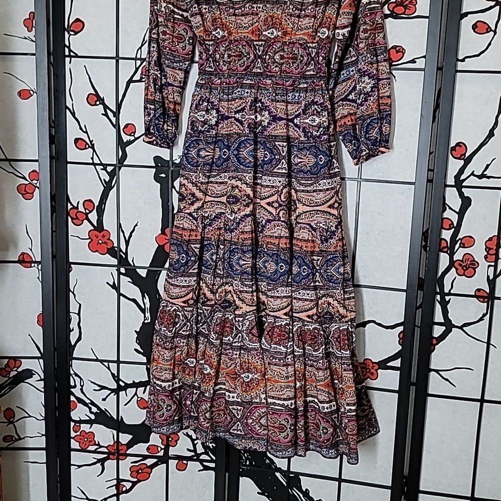 Derek Lam 10 Crosby Elsa Printed Cotton-Poplin Midi Dress - Picture 11 of 13